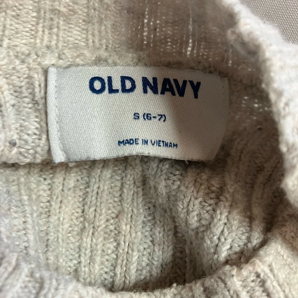 Old Navy Cream Cardigan and Sweater and Red Sweater Dress Cozy Knit Collection